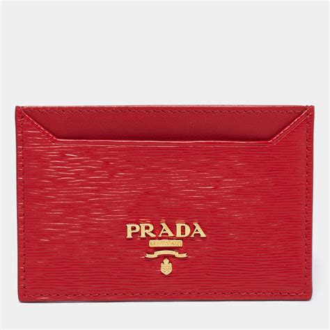 prada vitello move card holder red|Prada Vitello Move Card Holder Red .